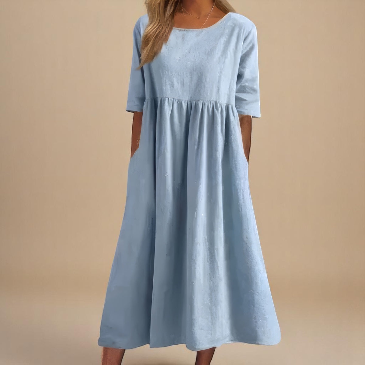Airy dress in soft cotton