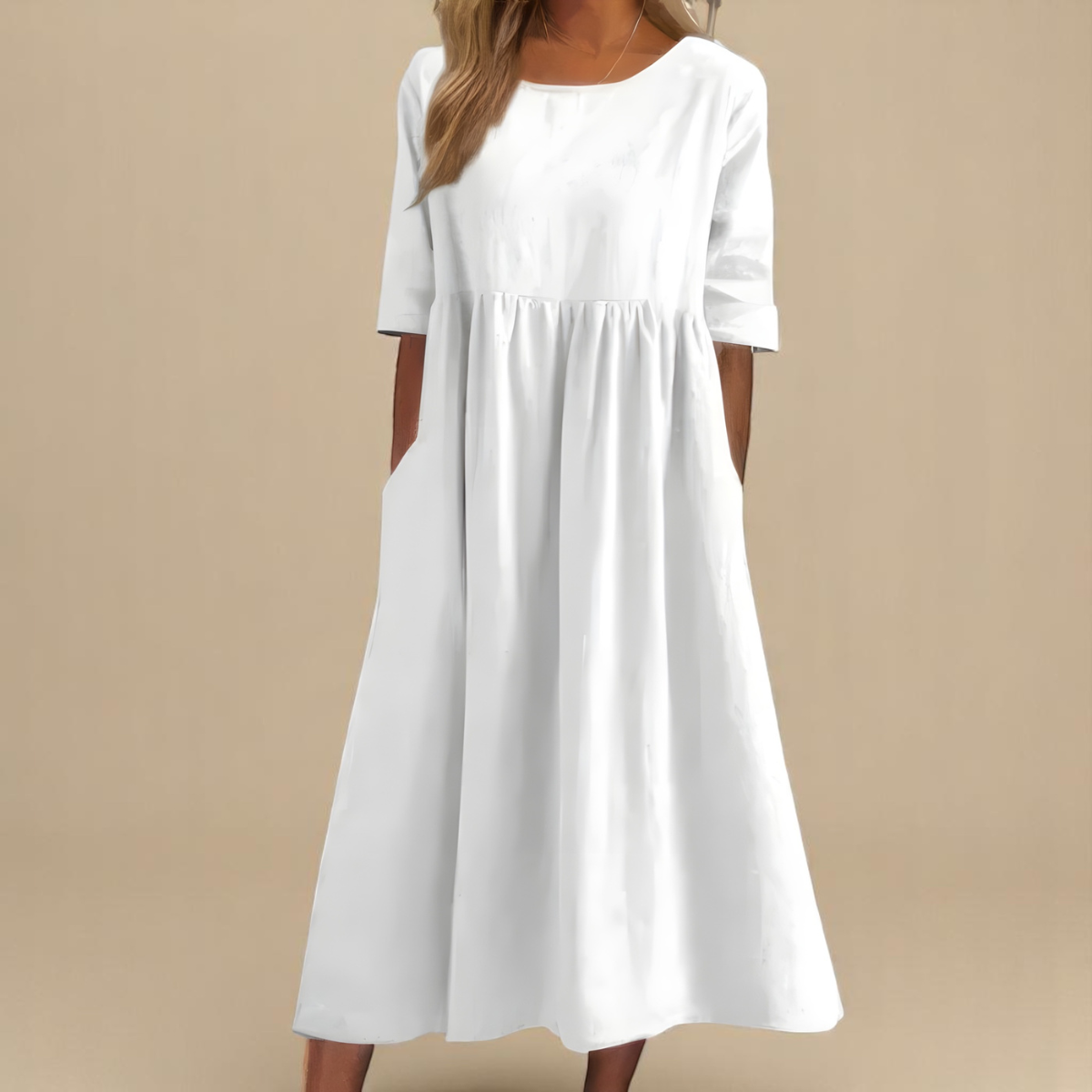 Airy dress in soft cotton