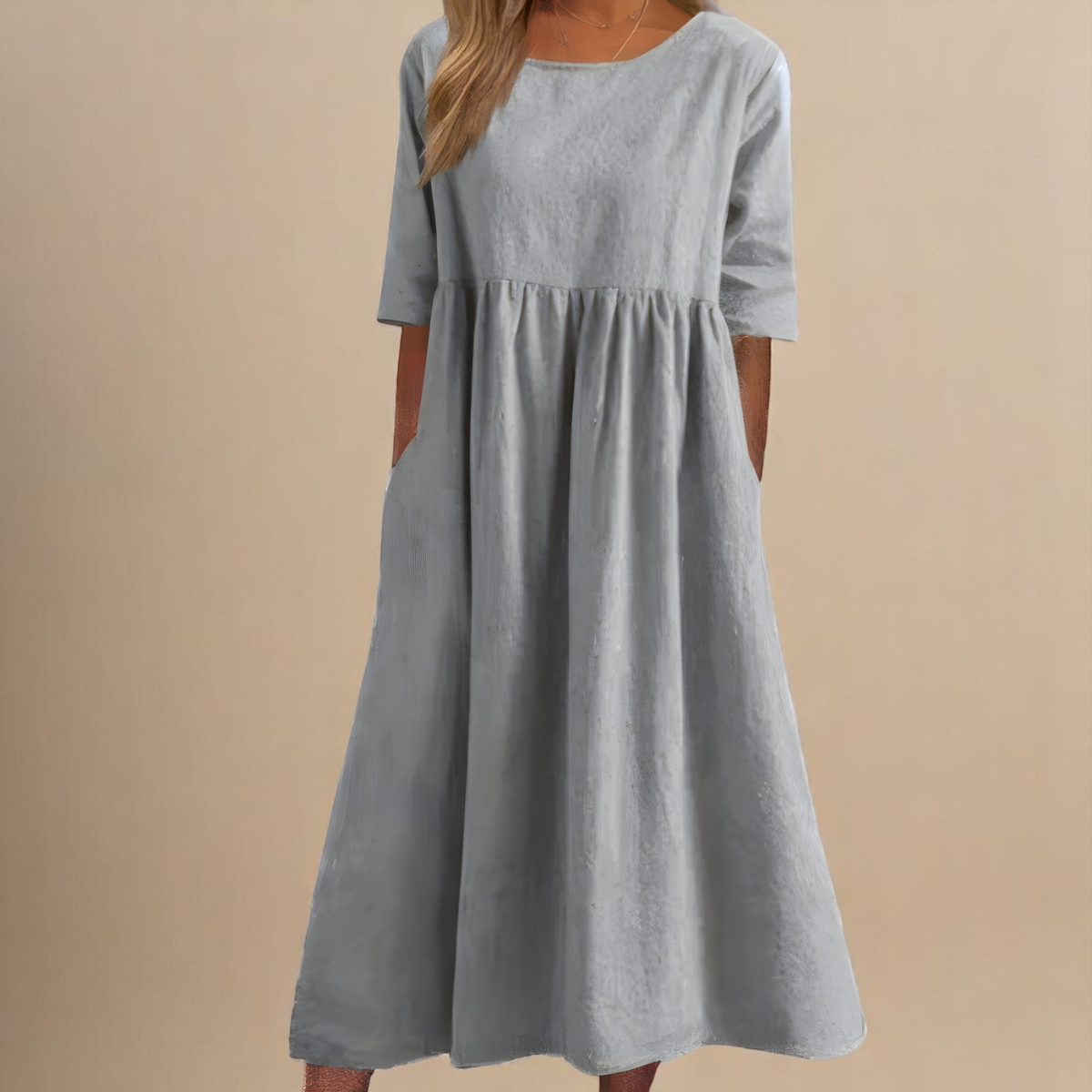 Airy dress in soft cotton