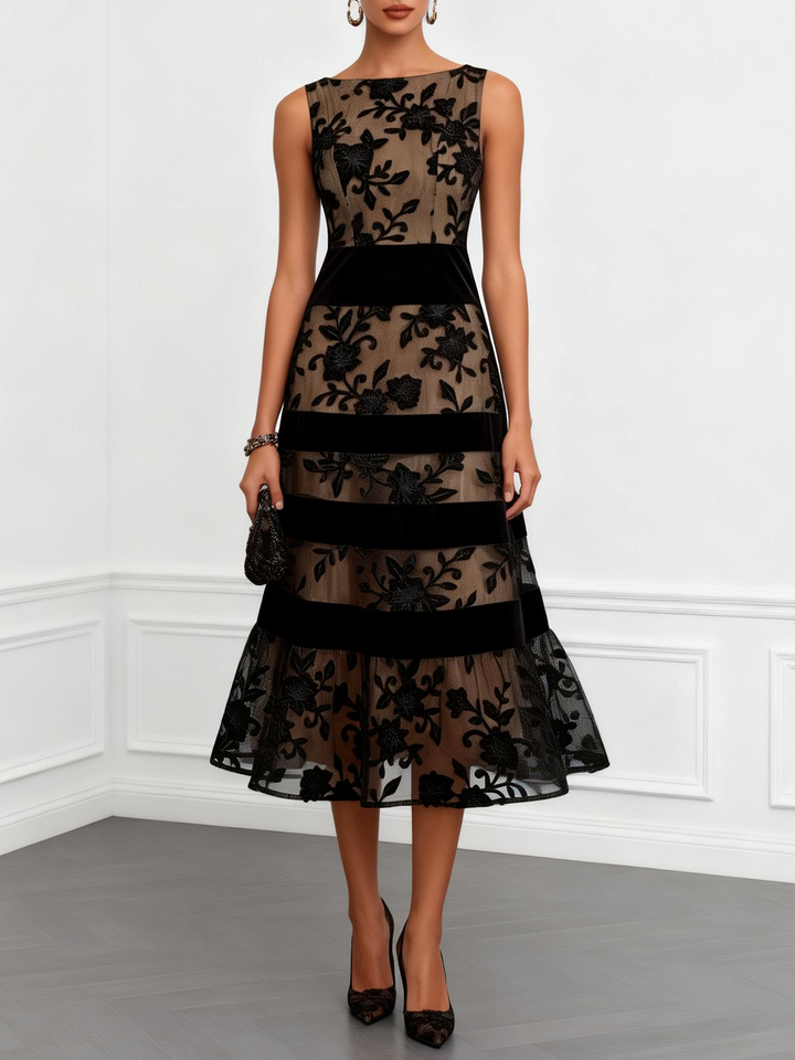 Lorena™ | Elegant Midi Dress