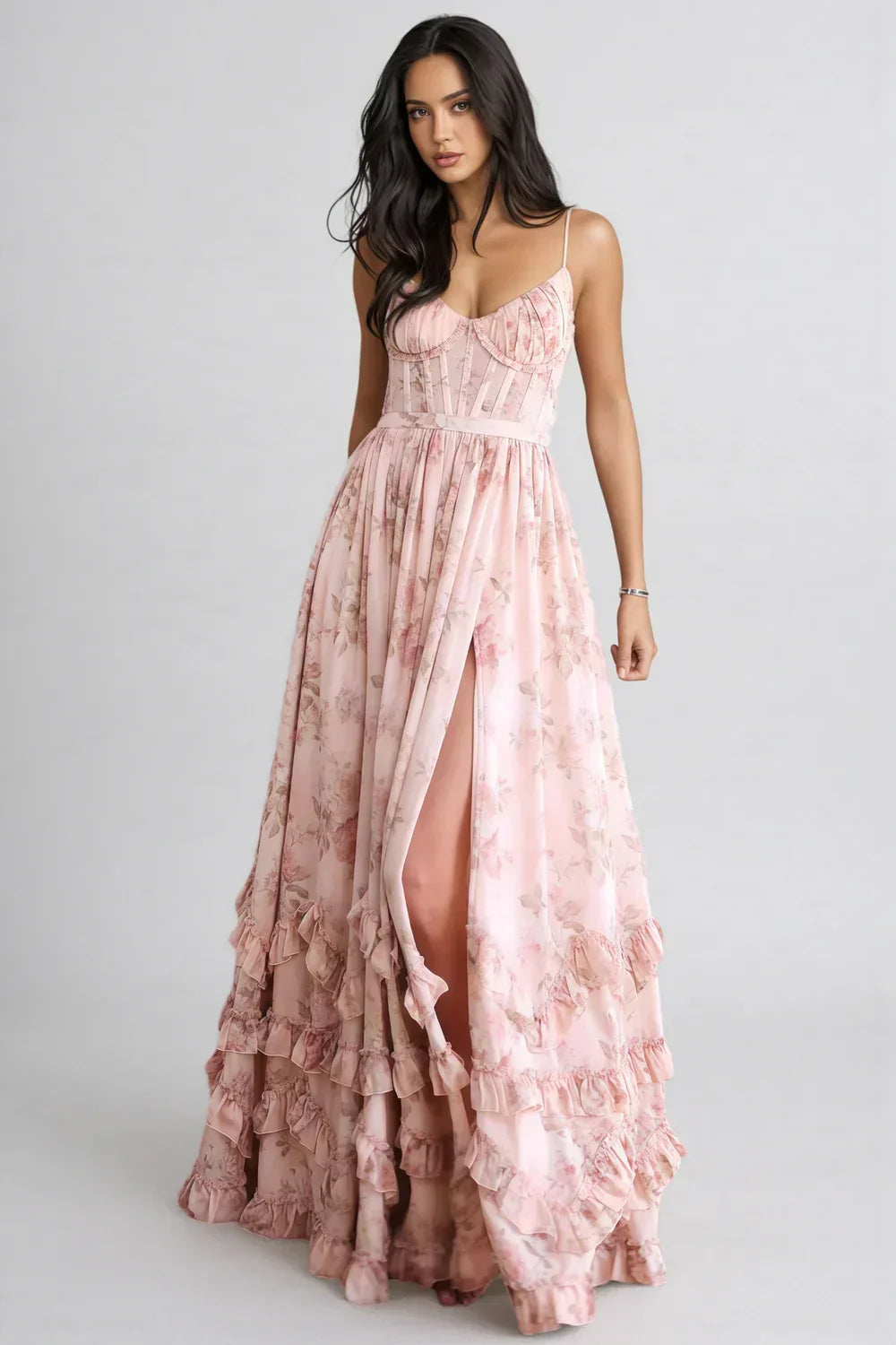 Violet Enchanting Maxi Dress - Pink 4