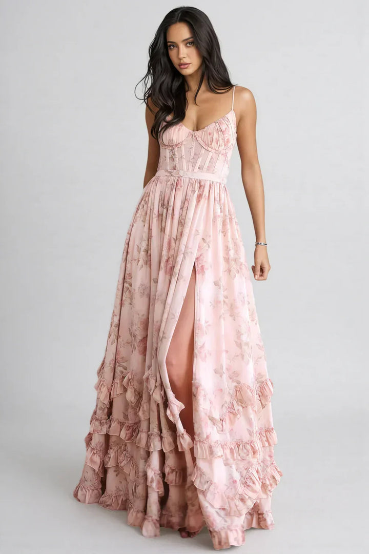 Violet Enchanting Maxi Dress - Pink 4