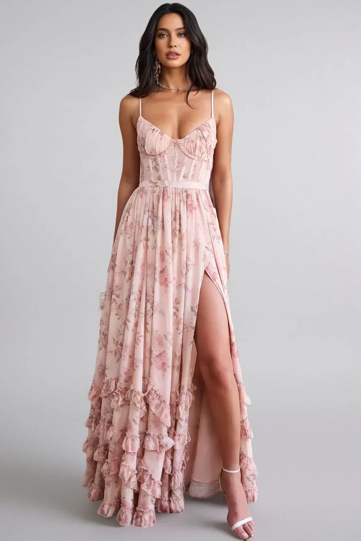 Violet Enchanting Maxi Dress - Pink 1
