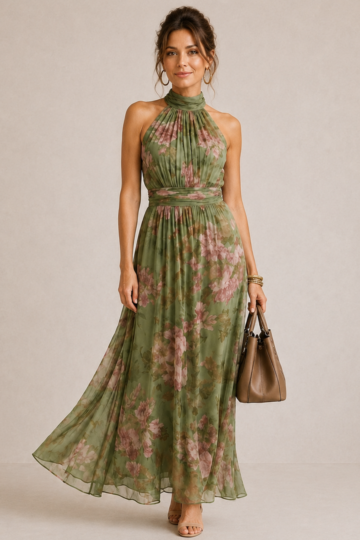Mirely | Marsciato Halter Midi Dress