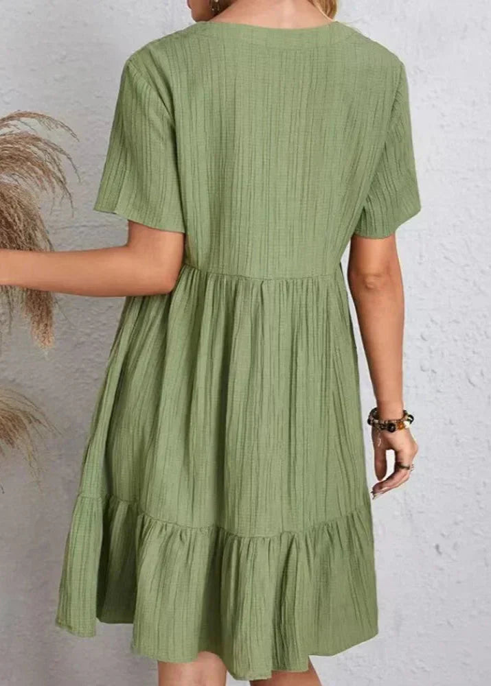 Enora - Elegant tummy flattering dress
