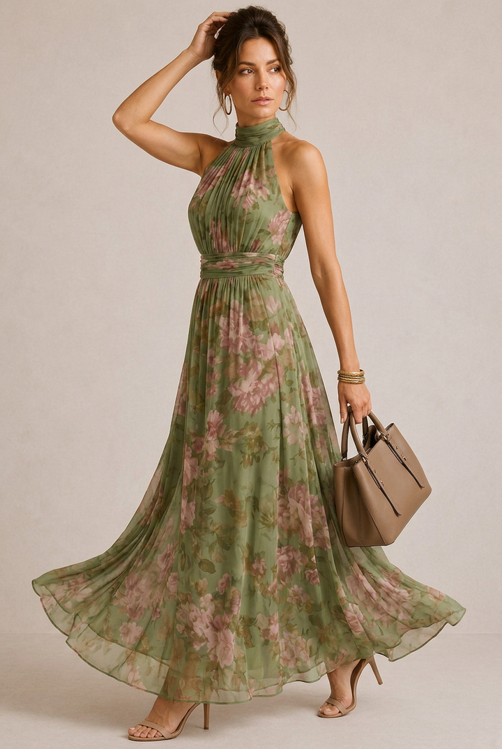 Mirely | Marsciato Halter Midi Dress