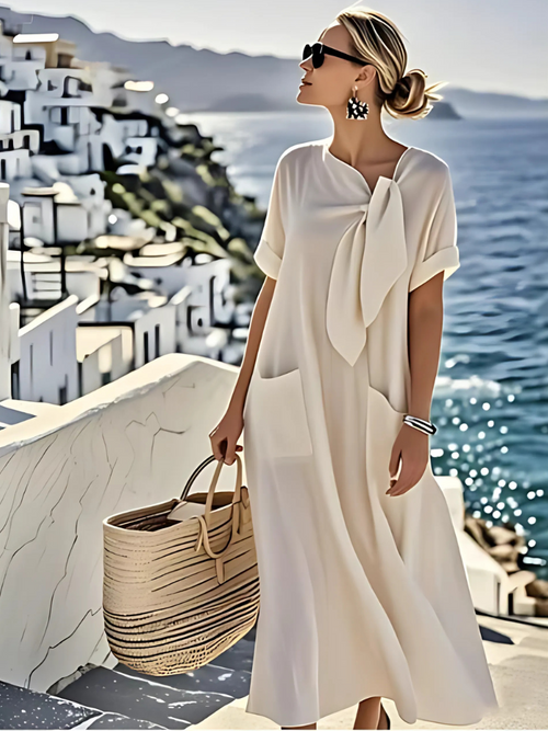 Alena™ | Elegant Dress with Pockets