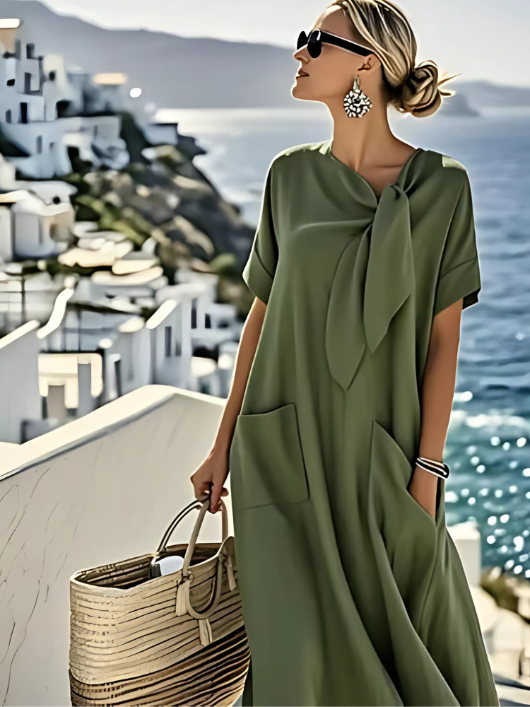 Alena™ | Elegant Dress with Pockets