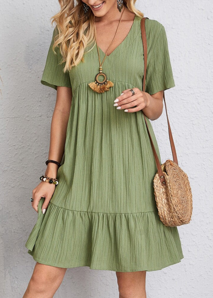 Enora - Elegant tummy flattering dress