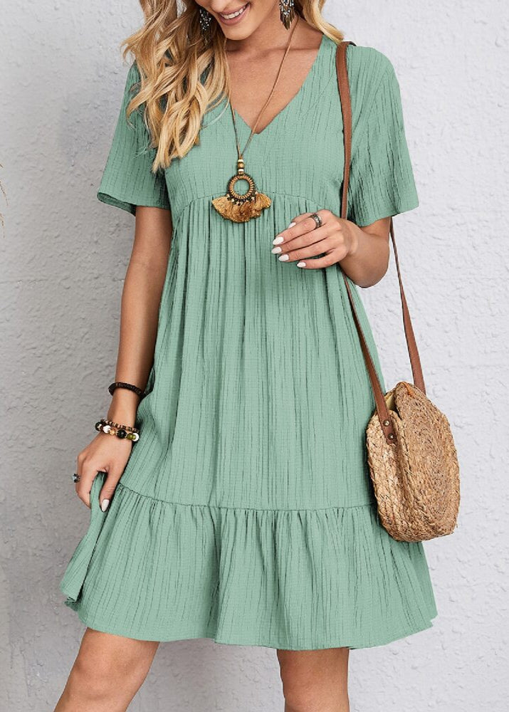 Enora - Elegant tummy flattering dress