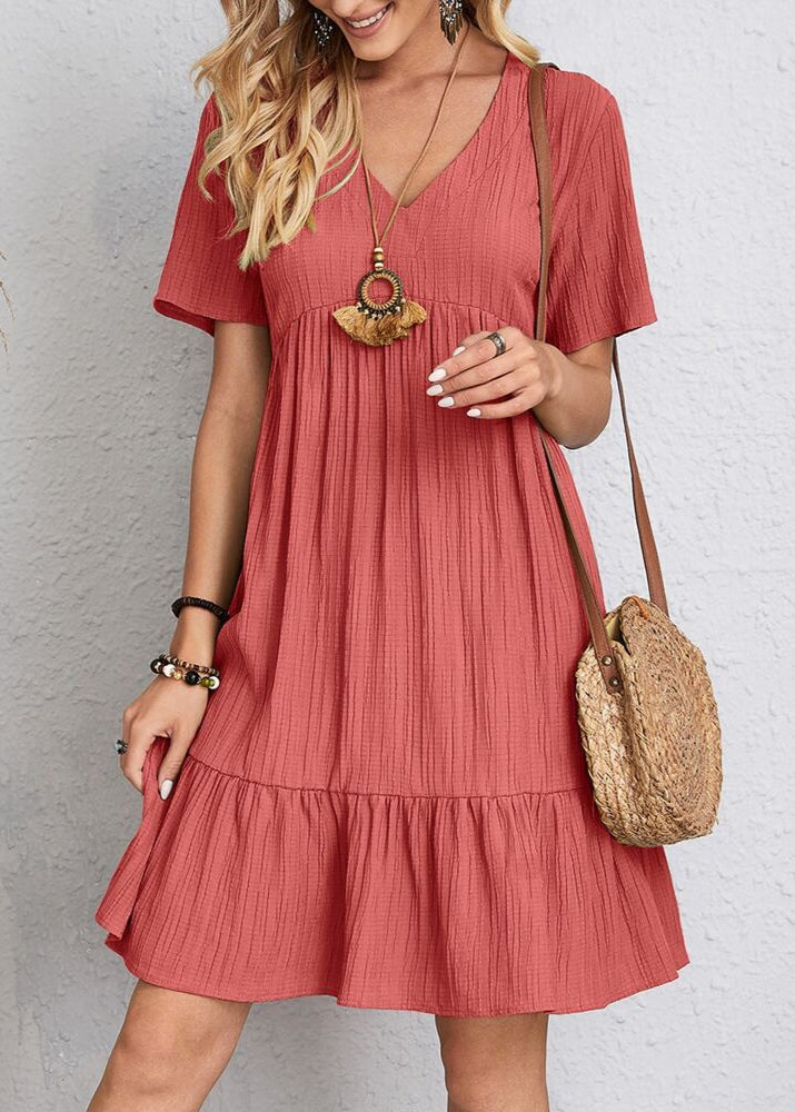 Enora - Elegant tummy flattering dress
